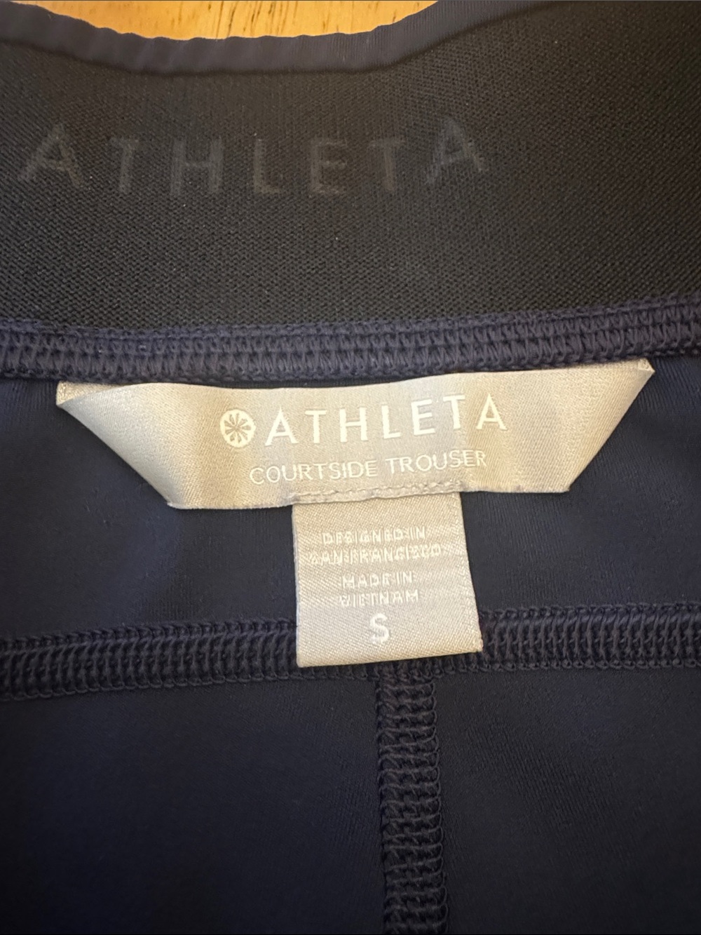 Athleta Courtside Trouser - Navy Blue